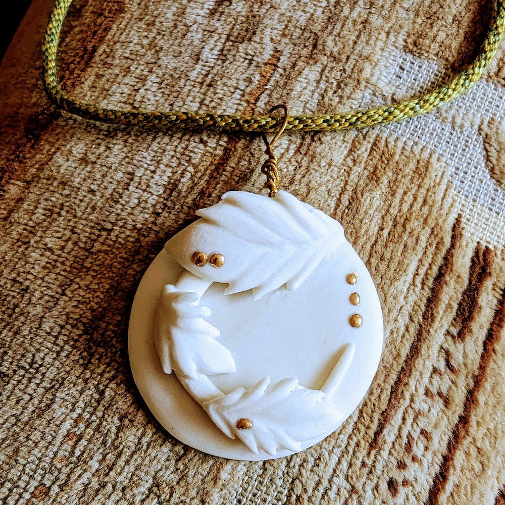 Porcelain Foliage necklace